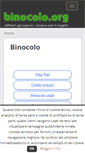 Mobile Screenshot of binocolo.org
