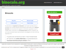 Tablet Screenshot of binocolo.org